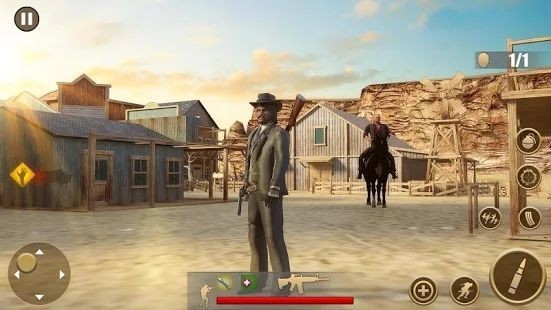 野生西牛仔枪手游戏 1