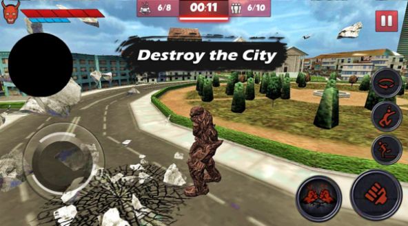 石头人粉碎城市游戏 1