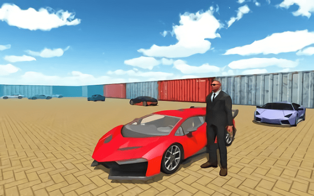 不可能的汽车轨道行驶游戏 1