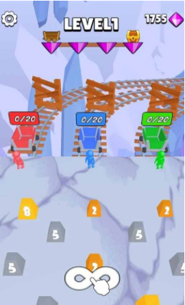 采矿比赛游戏 1