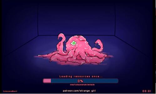 章鱼怪抓女生 1