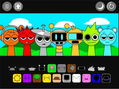 节奏盒子Sprunki黑夜模式 1