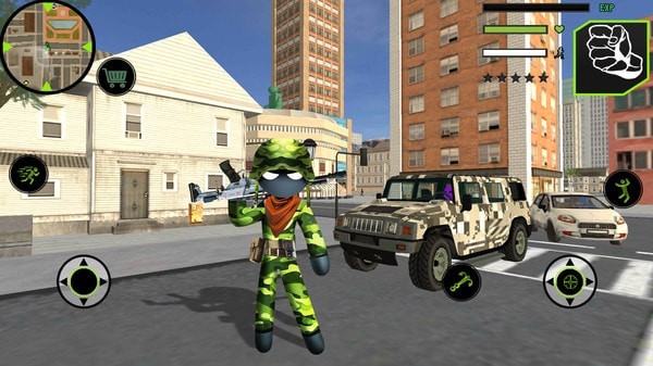 美军火柴绳索英雄游戏 1