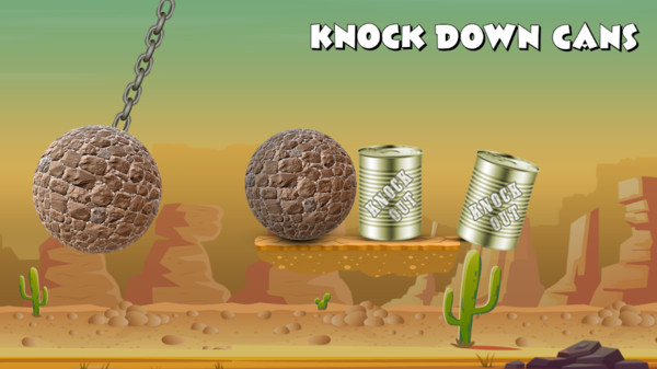 击倒易拉罐游戏 1
