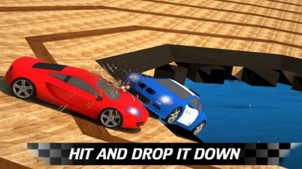 跑车撞击坠落赛 1
