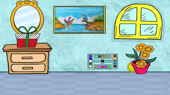 彩色房间逃脱游戏 1