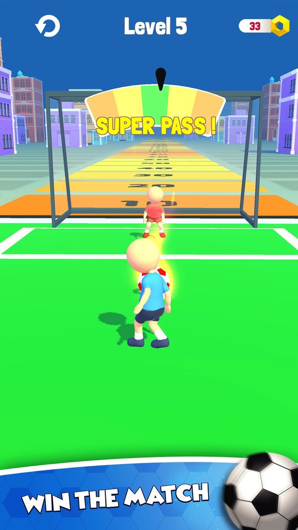 画线足球射门 1