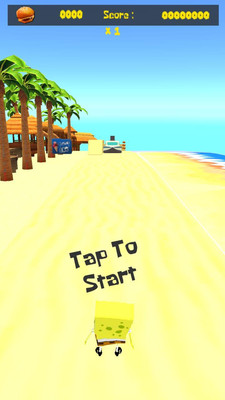 海绵宝宝海边跑酷游戏 1