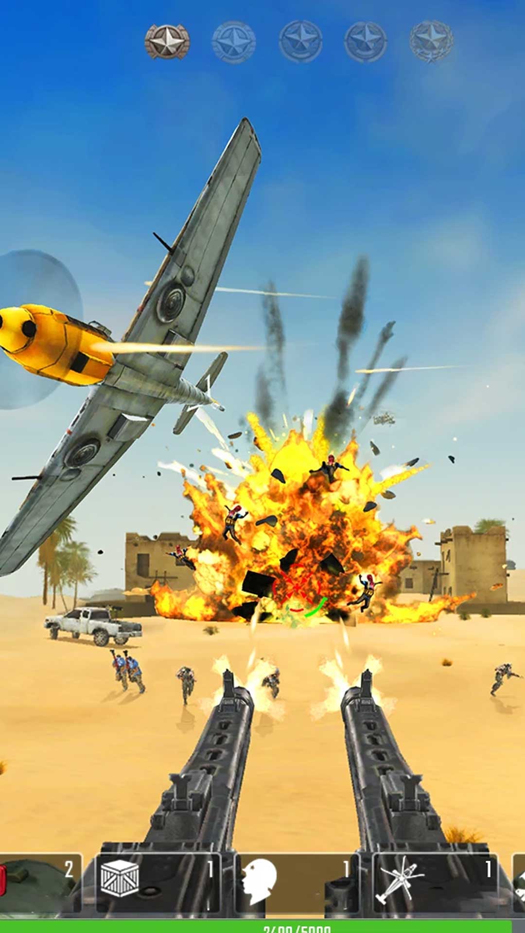 海滩战线防御游戏 1