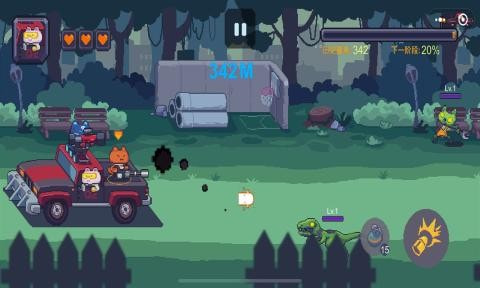 可爱猫咪大战强力僵尸游戏 1