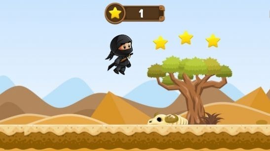 忍者沙漠跑酷 1