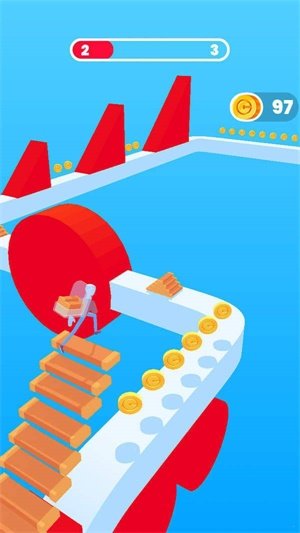 搭楼梯冲冲冲游戏 1