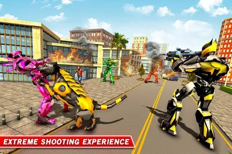 黑豹机器人变形游戏 1