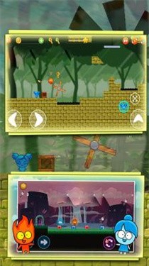 森林冰火人勇闯神庙手游 1