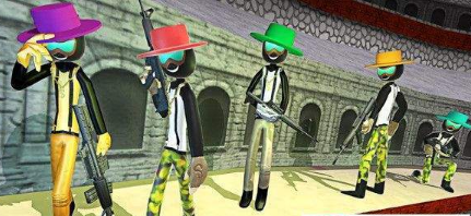 火柴人彩弹射击 1