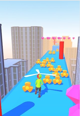 直升机小子跑酷游戏 1