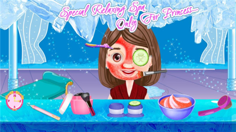 冰公主温泉化妆 1