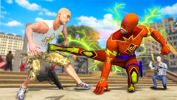 速度绳索英雄游戏 1