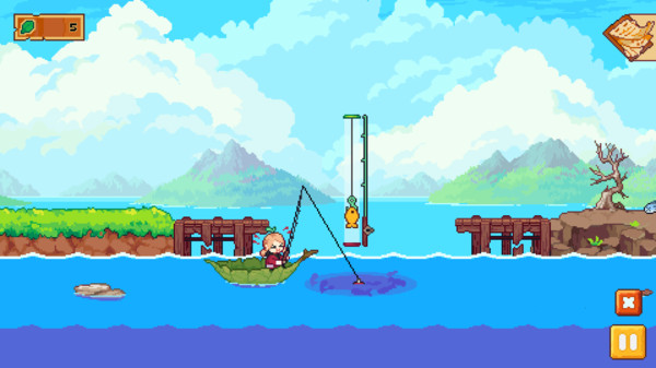 路纳的钓鱼花园游戏 1