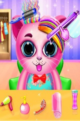 猫咪理发店游戏 1