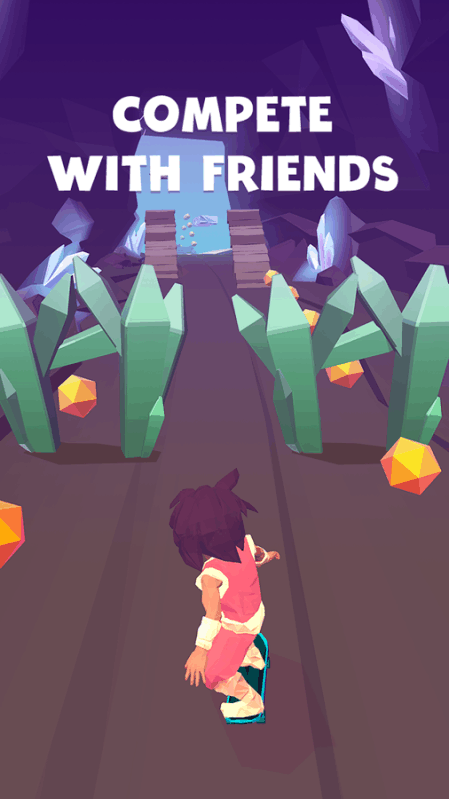 无限滑板小游戏 1