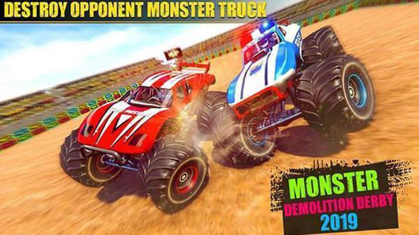 警察怪物卡车追逐 1