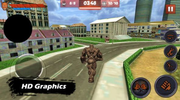 石头人粉碎城市游戏 2