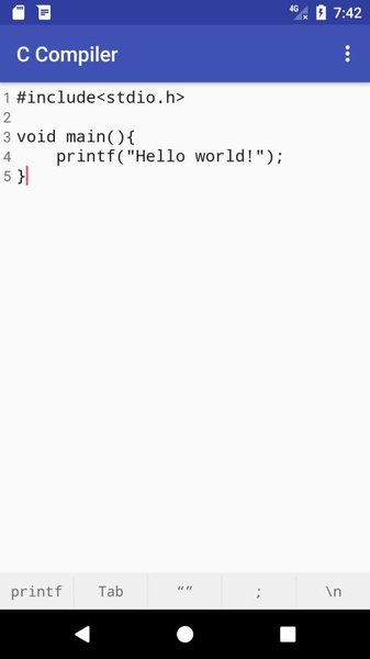 c语言编译器app 1