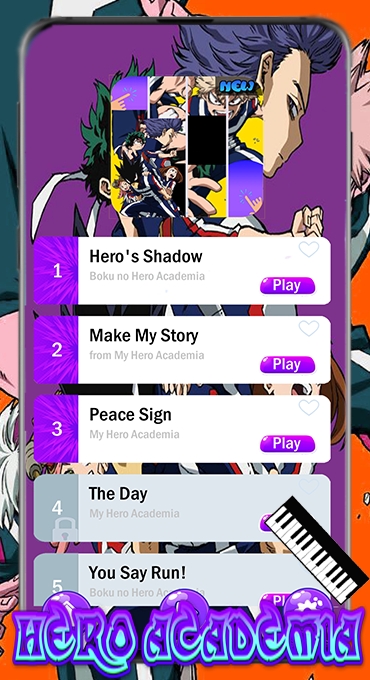 英雄学院钢琴砖游戏 1