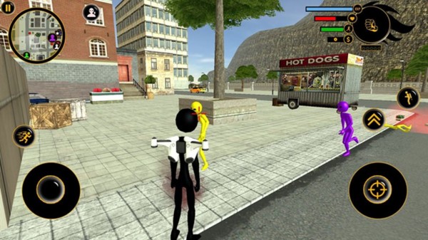 倒钩火柴人格斗射击手游 1