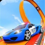 疯狂警车坡道特技免费版