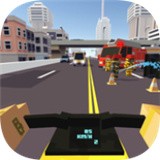 块状摩托赛车游戏