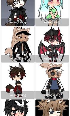 加查服装人设大全(Oc Gacha Club x Gacha Life) 1