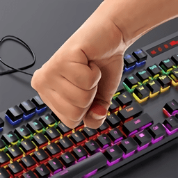  解压砸键盘游戏