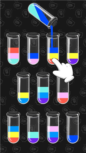 液体水排序拼图 1