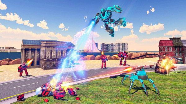 飞行蜘蛛机器人游戏 1