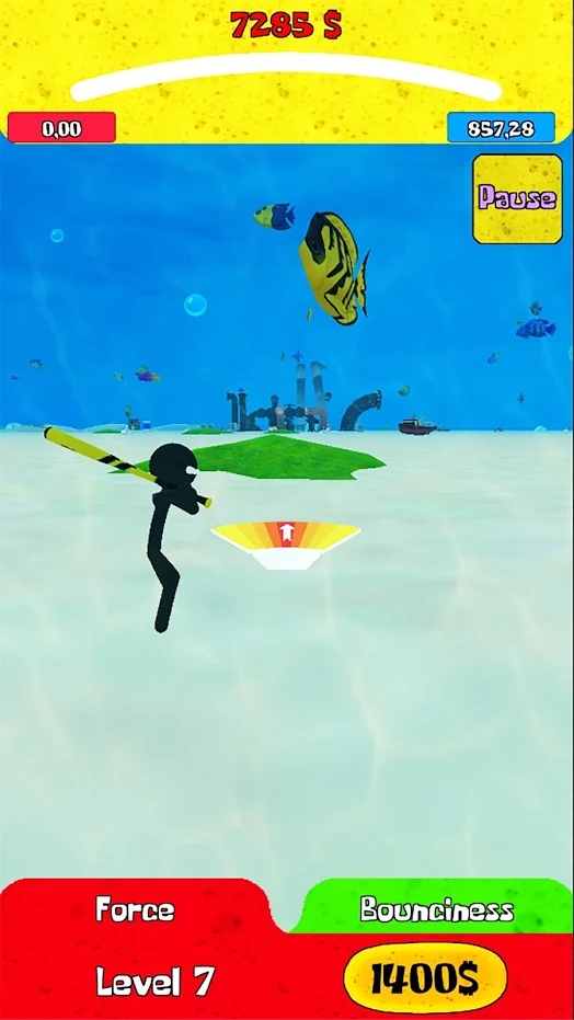 火柴人棒球碰撞3D游戏 1