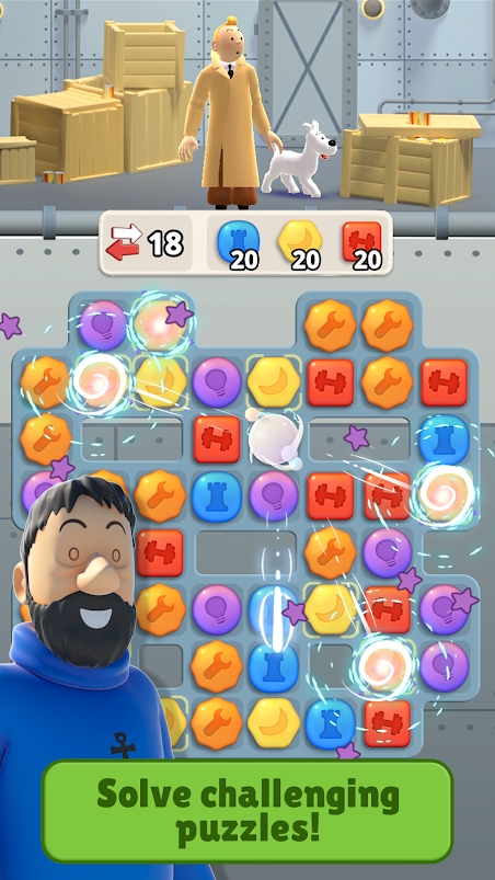 Tintin Match游戏 1