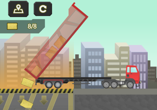 小小卡车挖掘机运输游戏 1