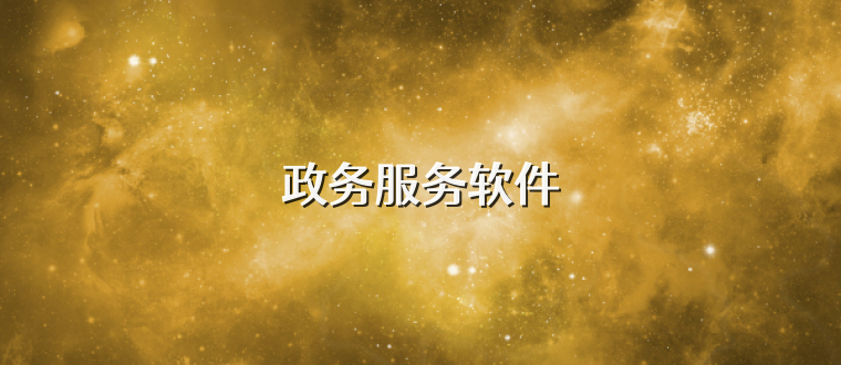 政务服务软件
