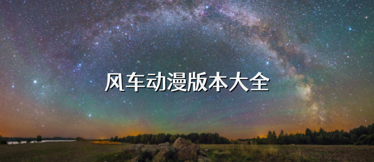 风车动漫版本大全