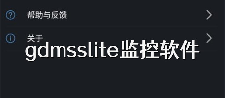 gdmsslite监控软件