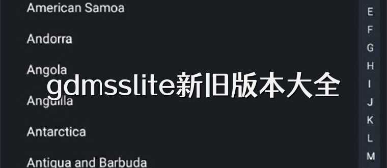 gdmsslite新旧版本大全