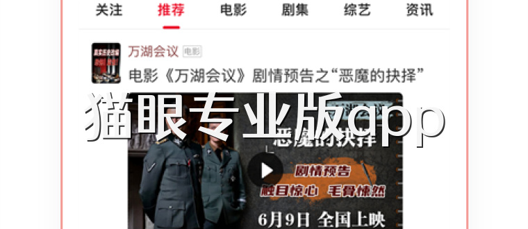 猫眼专业版app