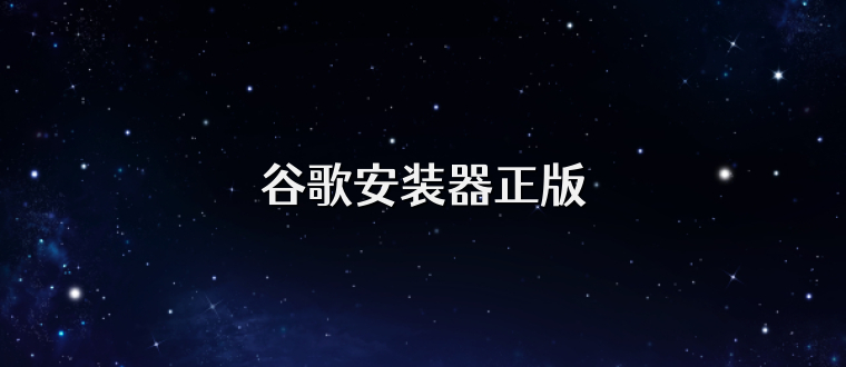 谷歌安装器正版