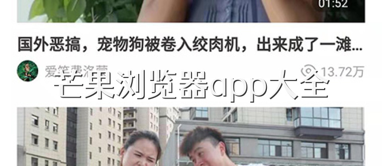 芒果浏览器app大全