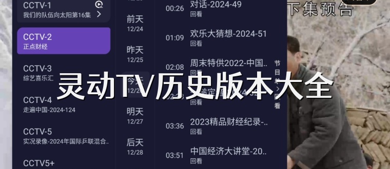 灵动TV历史版本大全