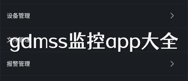 gdmss监控app大全