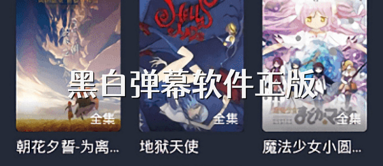 黑白弹幕软件正版