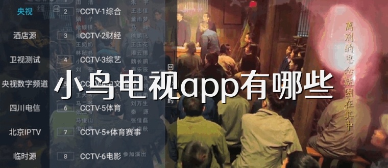 小鸟电视app有哪些